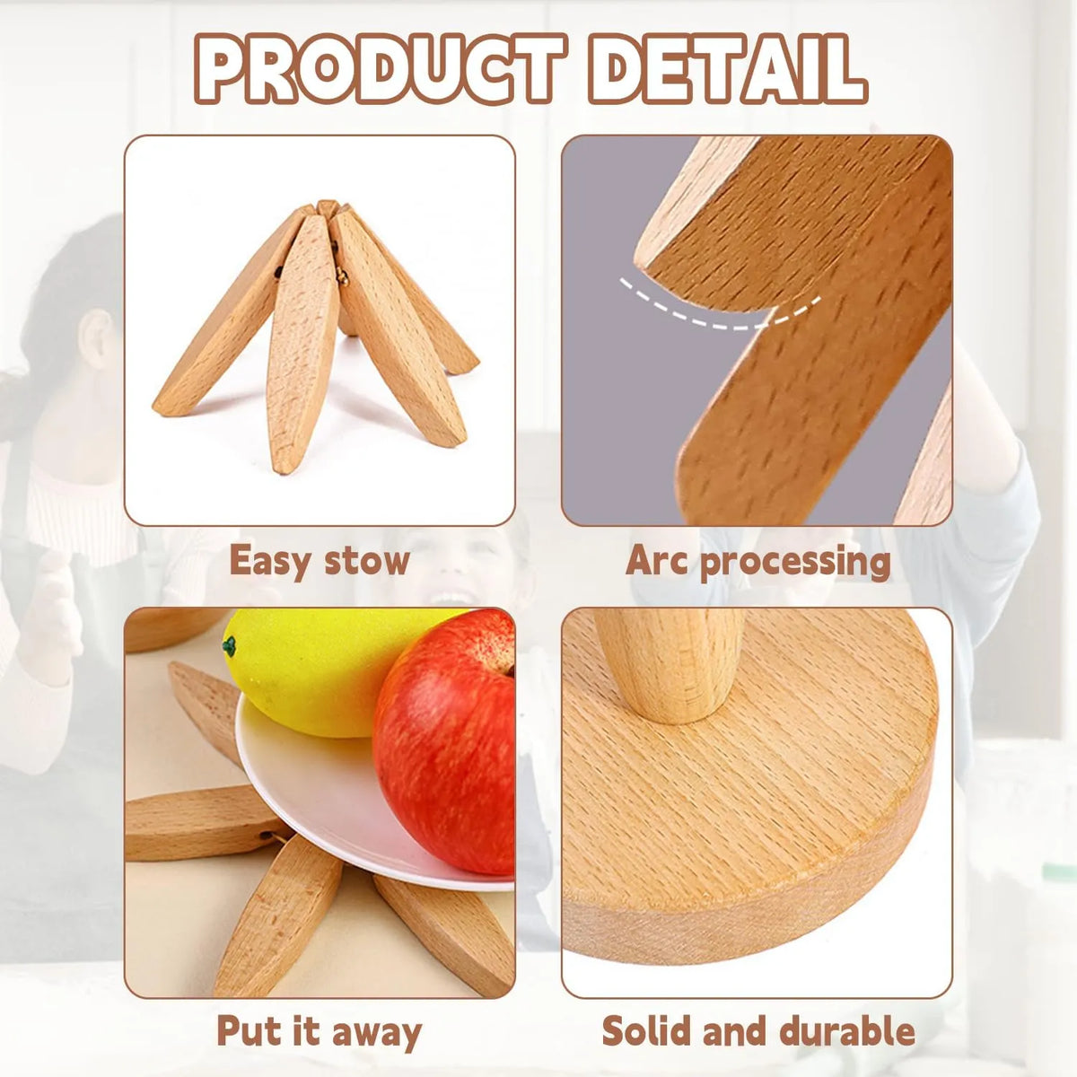 🎁Last Day 49% OFF - ✨Natural Christmas Tree Trivet Set🎄