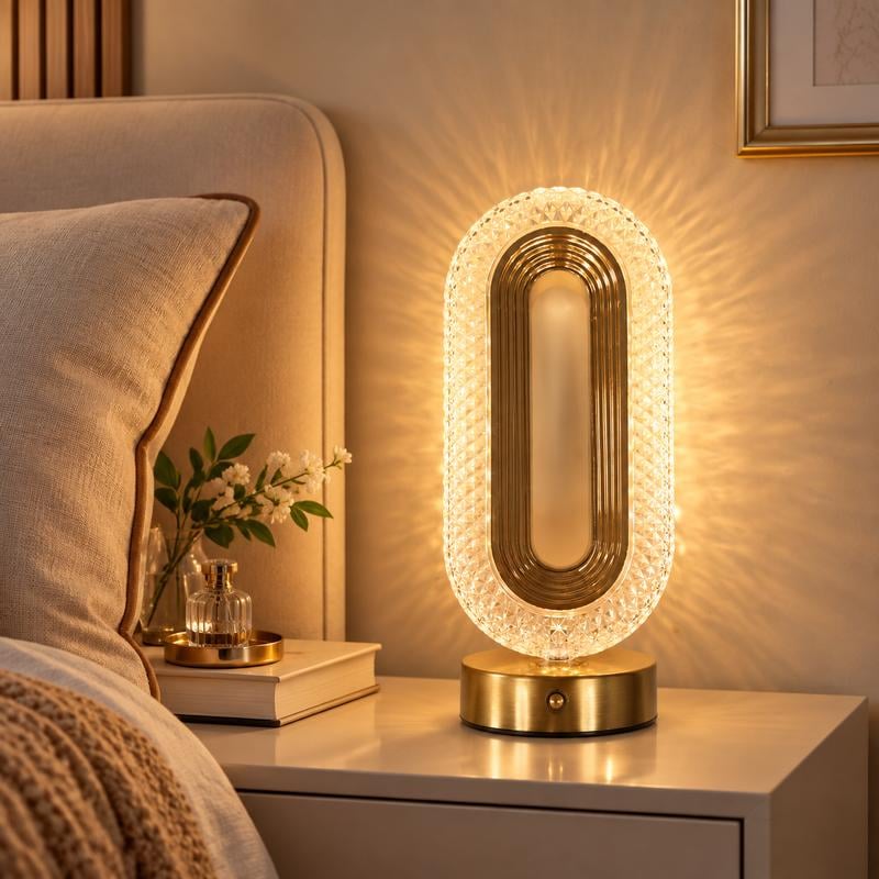 🎅Christmas Sale 49% OFF!!🎄50K+ SOLD! 🎁✨Rechargeable Luxury Crystal LED Night Light Lamp