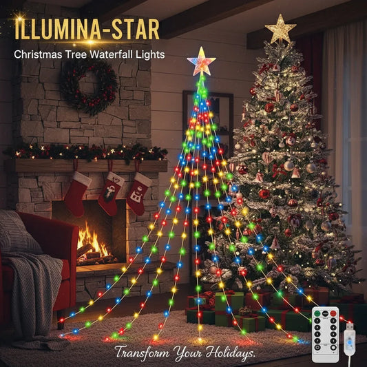 Starlight Cascade Tree Lights
