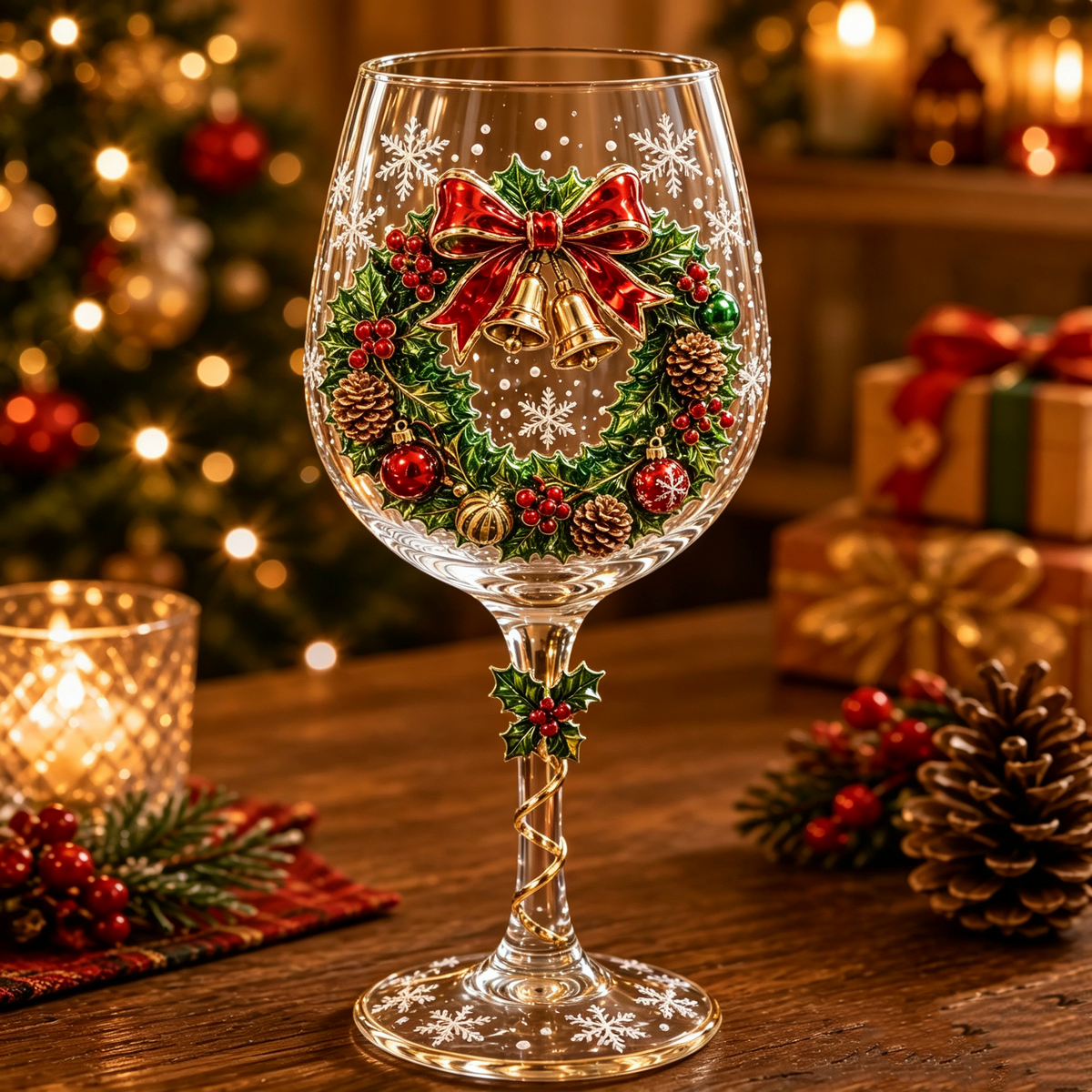 🎁Last Day 49% OFF - ✨🎁Christmas 3D Wine Glass Collection Gift Box Set🥂