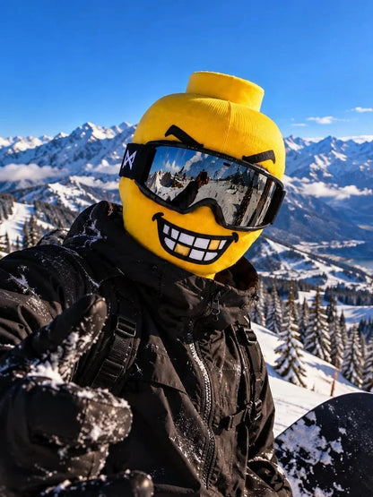 🎁Last Day 49% OFF - 🏂😎 Funny Face Ski Mask | Yellow Expression Balaclava✨