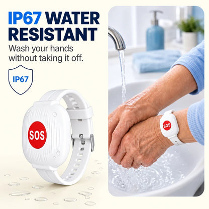 ⏰ LAST DAY 50% OFF-❤️ One-Touch SOS Bracelet for Seniors | Wi-Fi Family Alerts & No Monthly Fees