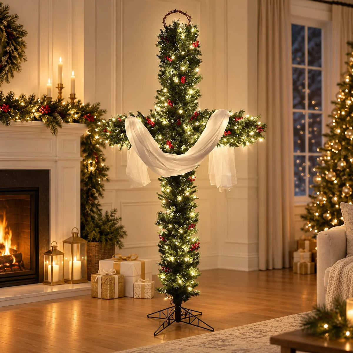 (🎁Last Day 49% OFF)🎄✨JesusTreeTM Christmas Cross - Free Shipping