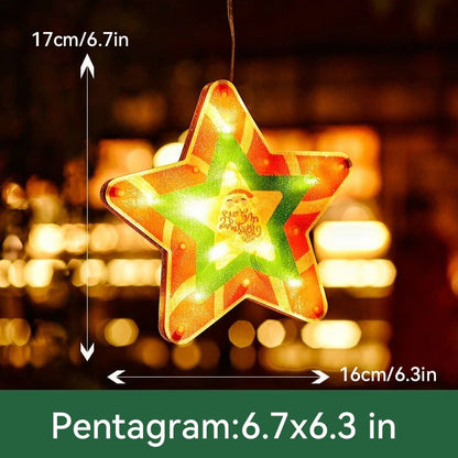 🎁Last Day 49% OFF - ✨🎄Christmas Window Hanging Lights