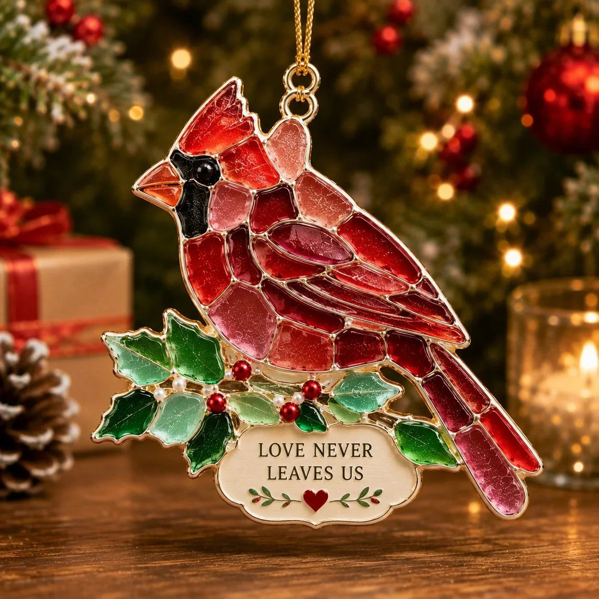 (🎁Last Day 49% OFF)🌊🎄Stained Sea Glass Style Christmas Ornaments