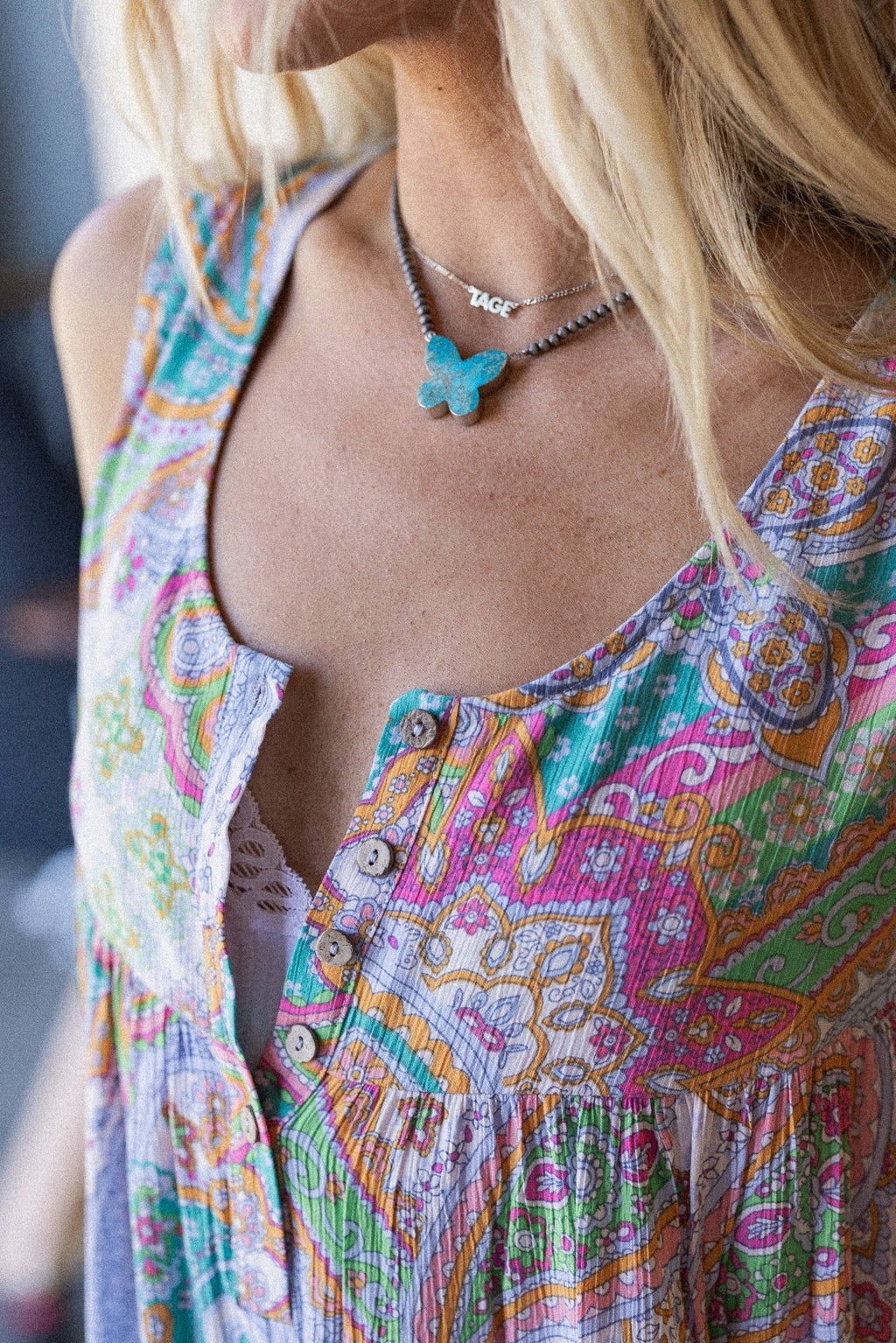 New Wings Necklace - Turquoise