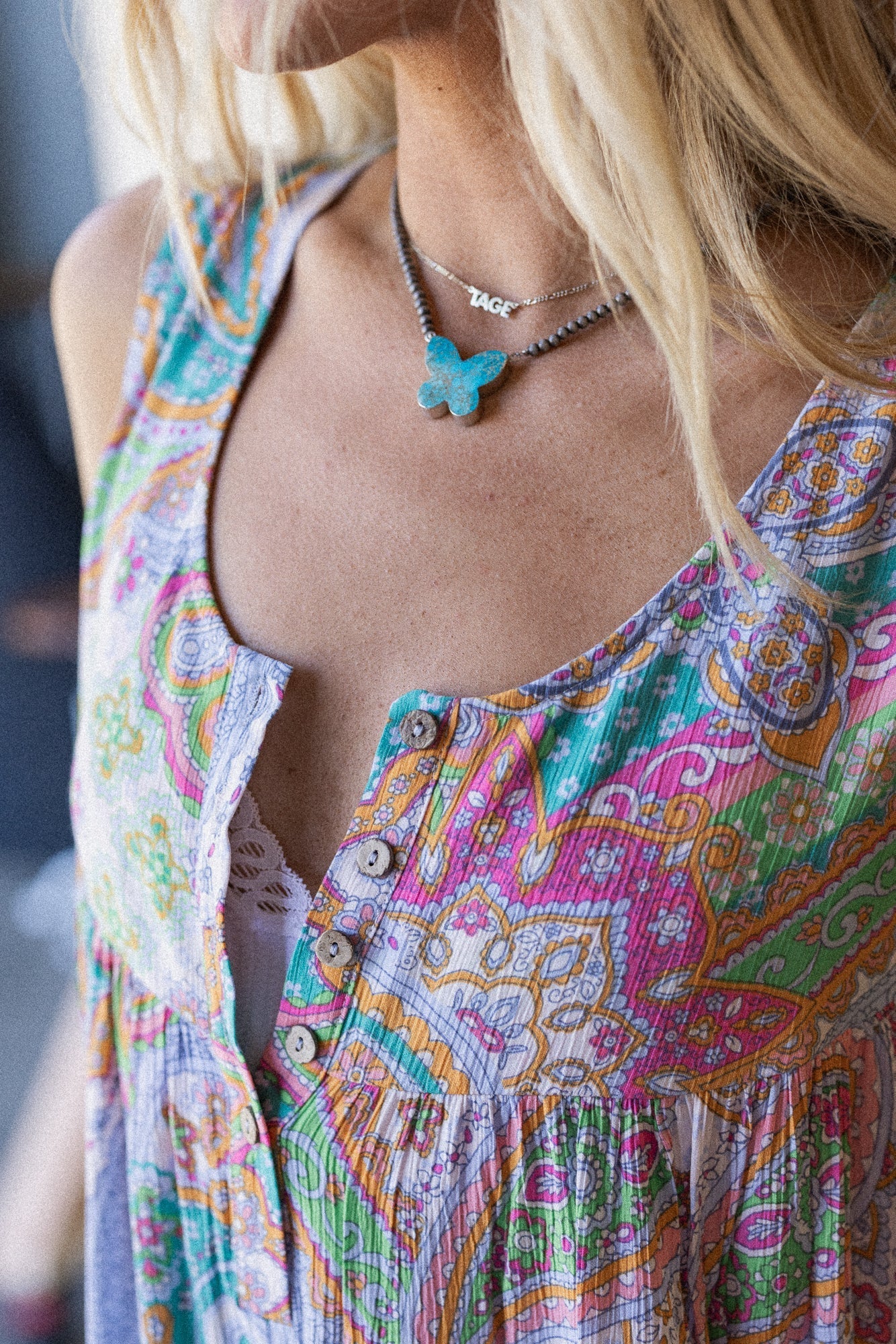 New Wings Necklace - Turquoise