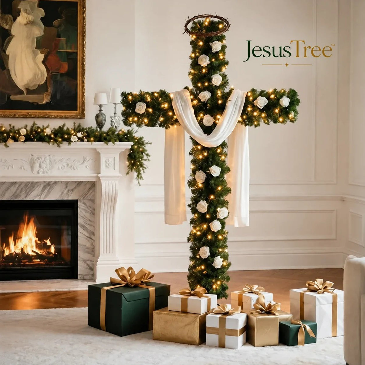 (🎁Last Day 49% OFF)🎄✨JesusTreeTM Christmas Cross - Free Shipping