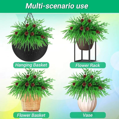 🔥Last Day 49% OFF🔥The Best Holiday Greenery - Realistic Norfolk Pine Stems