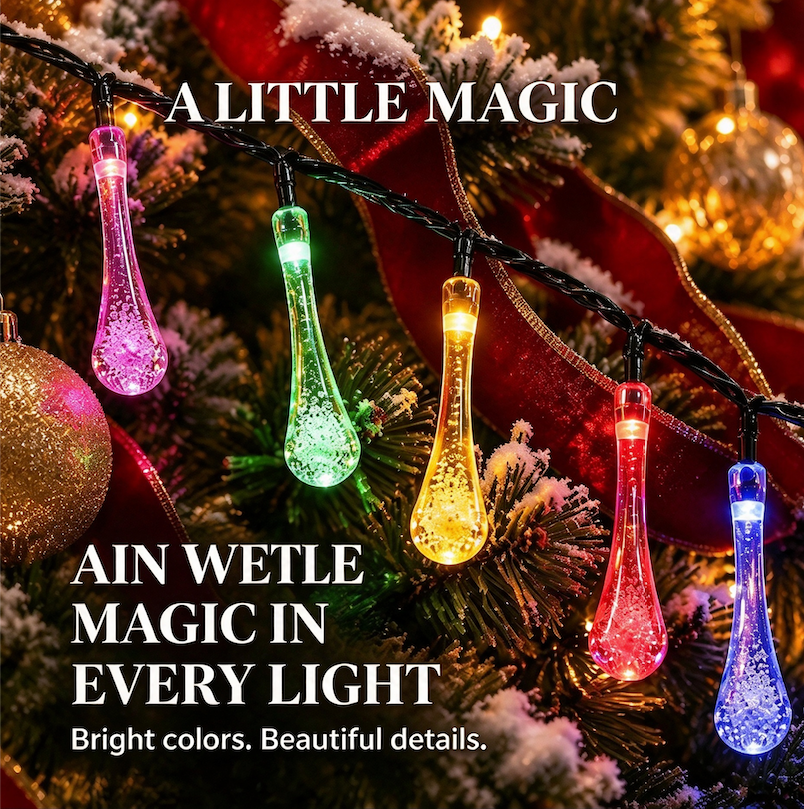 🎁Last Day 49% OFF -  🏡Lit Christmas Garland ✨ Warm LED Christmas Decor for Indoor & Outdoor Use🎄