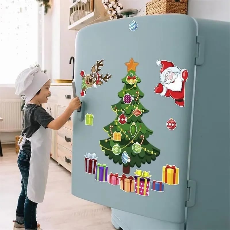 Christmas Refrigerator Magnets – DIY Holiday Fridge Decorations for Festive Christmas Home Decor