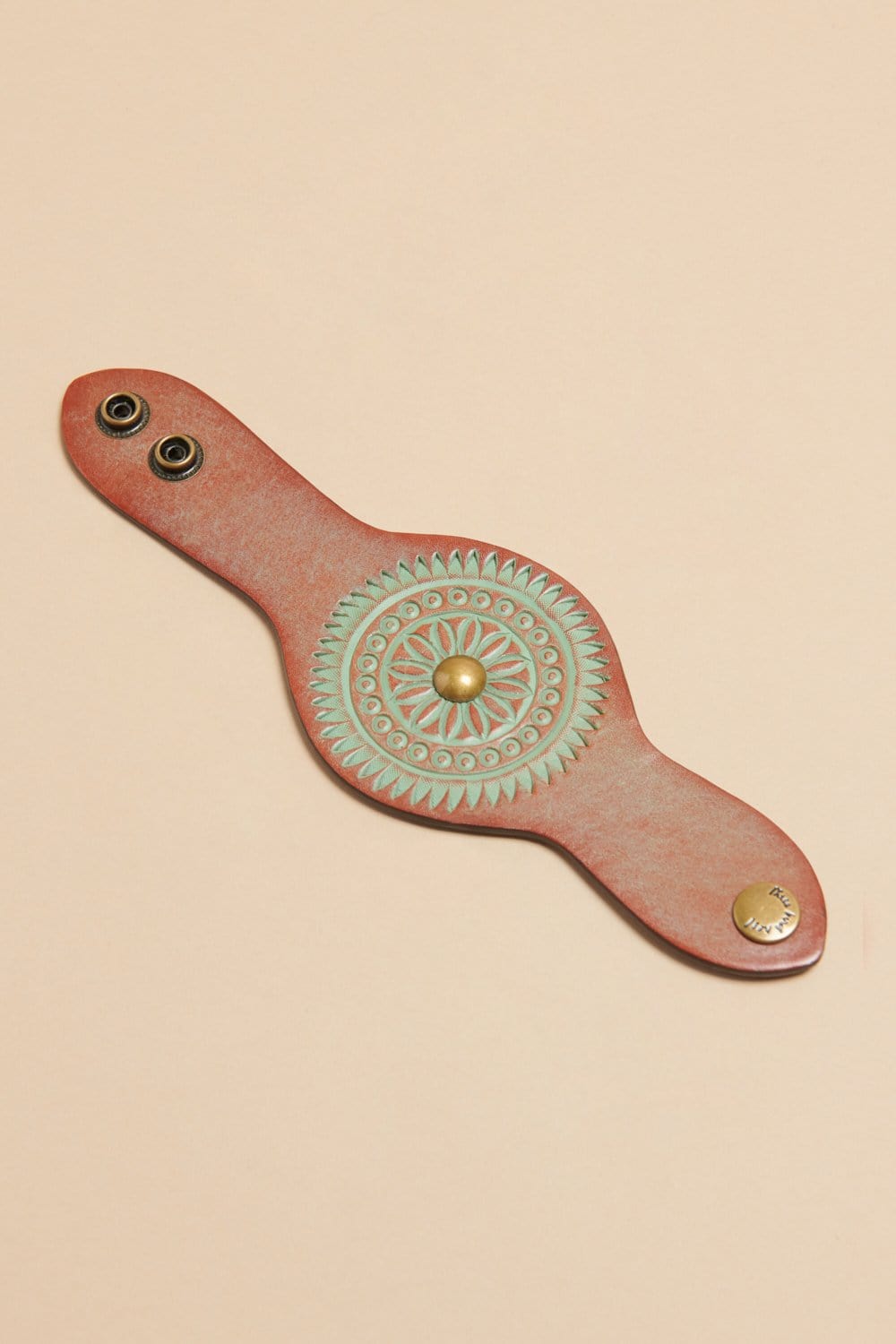 Grecian Leather Cuff Bracelet
