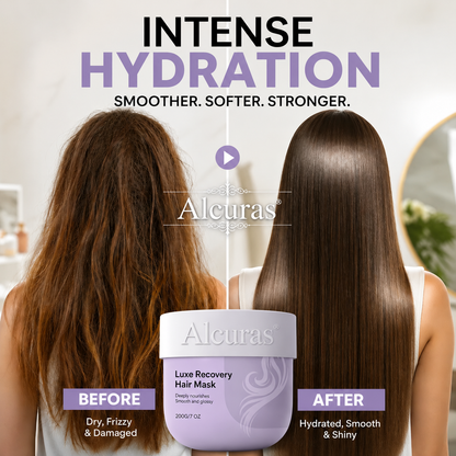 💦 Alcuras®Hydrating Revitalizing Hair Mask – Quench, Repair, Shine! ✨💇‍♀️