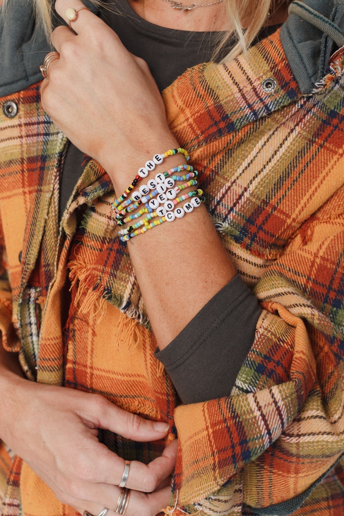 The Best Is Yet To Come Bracelet Set - Multi