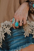 Mojave Turquoise Statement Ring - Turquoise