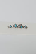 New Dawn Stretch Band Ring Set - Turquoise