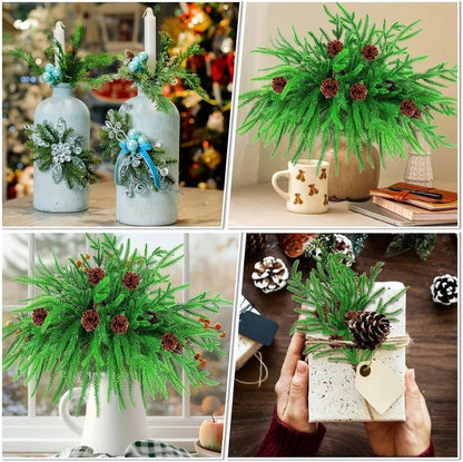 🔥Last Day 49% OFF🔥The Best Holiday Greenery - Realistic Norfolk Pine Stems