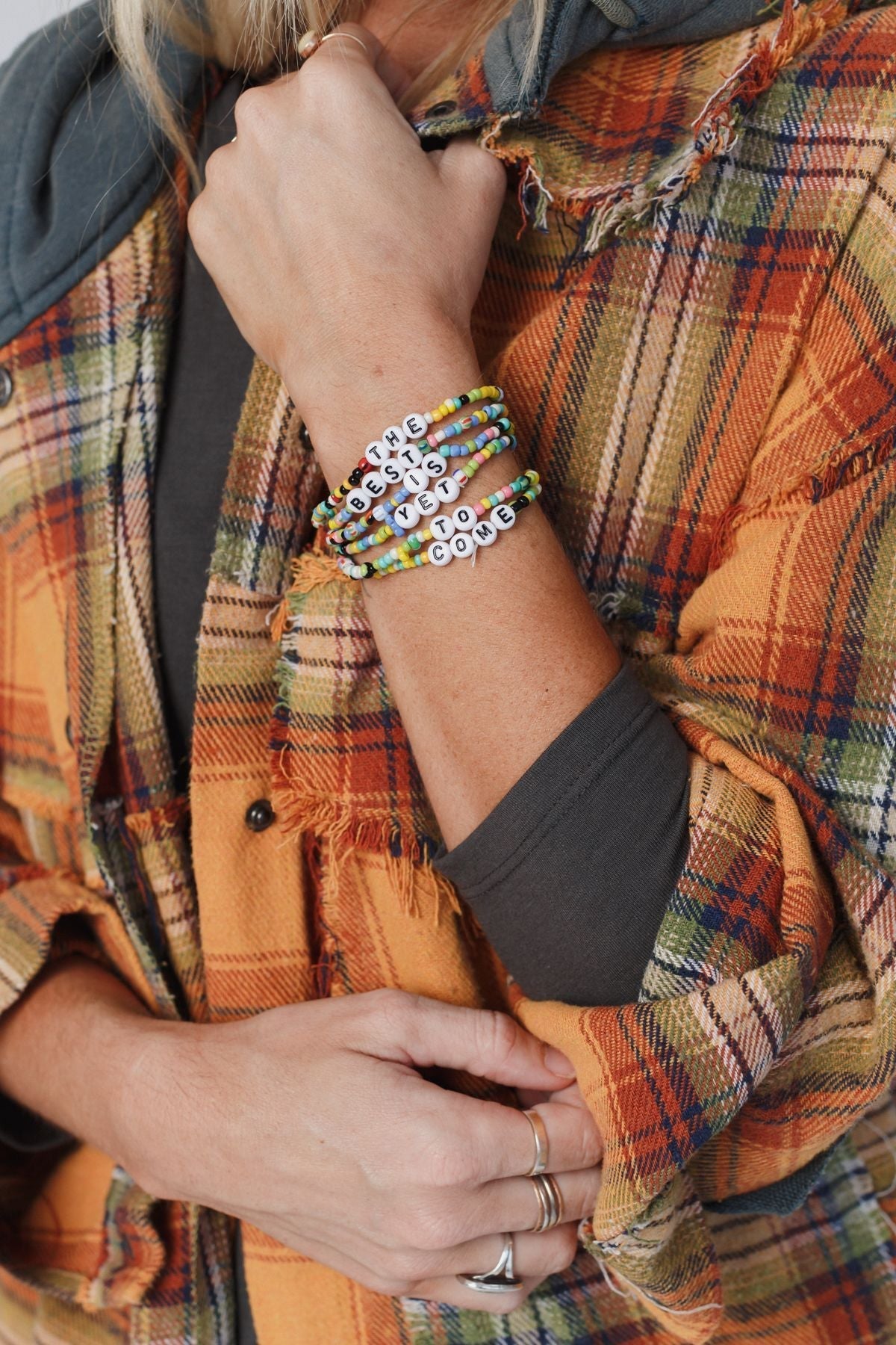 The Best Is Yet To Come Bracelet Set - Multi