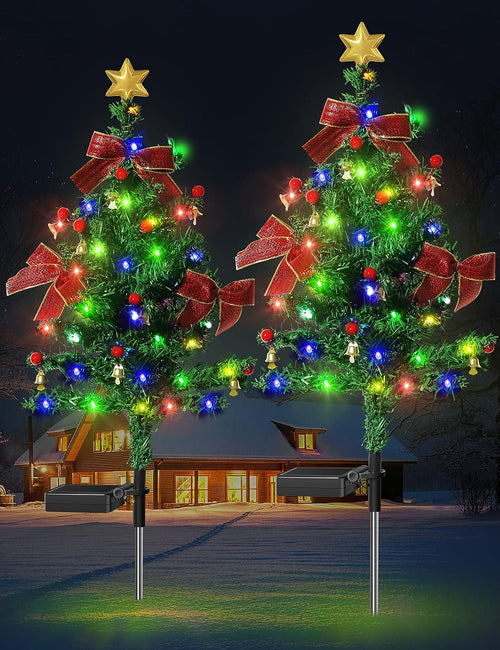 🎁Last Day 49% OFF - 🎄Solar Christmas Decorations Tree Lights✨