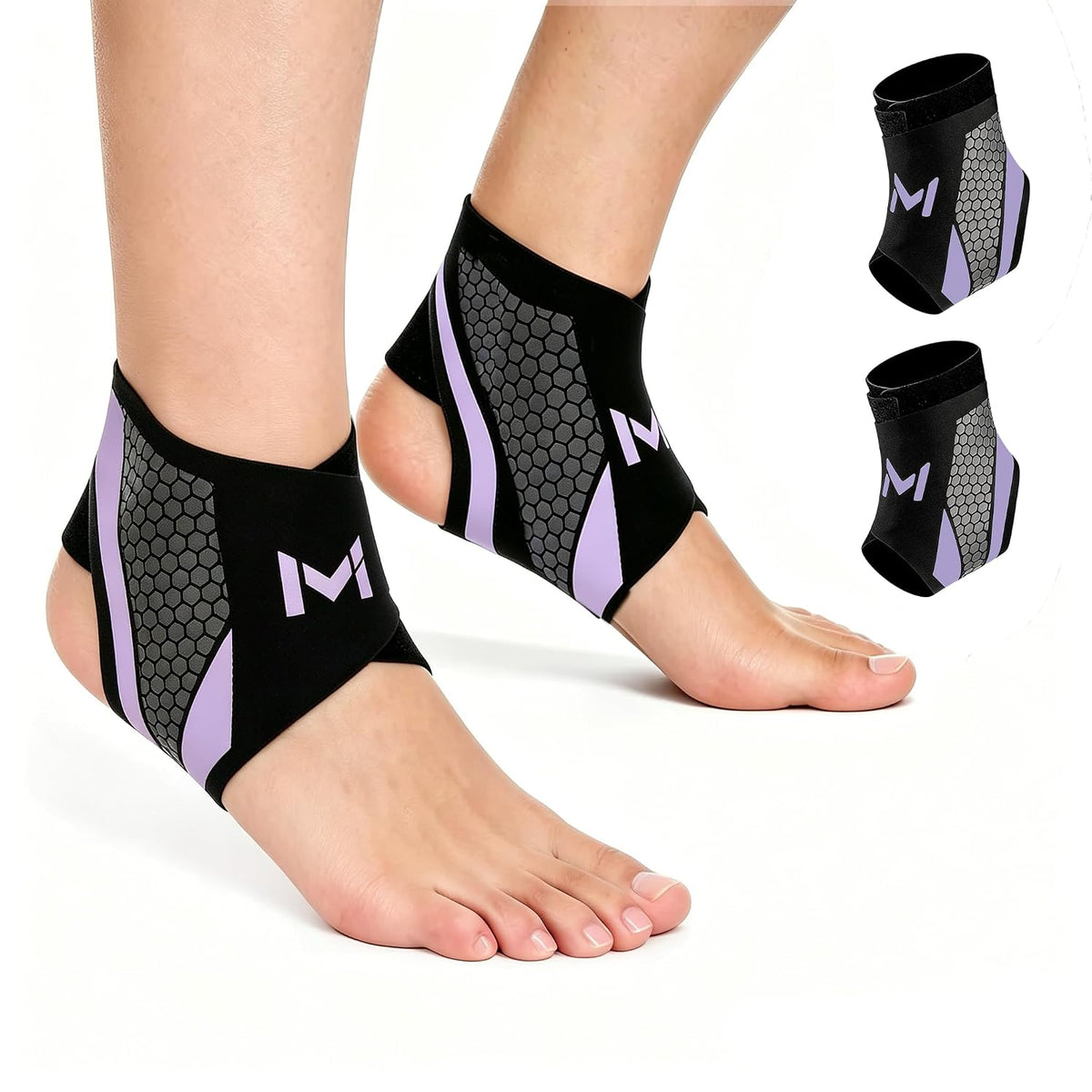 🏃 Ankle Brace 2 Pack – Adjustable Sports Ankle Support 💪