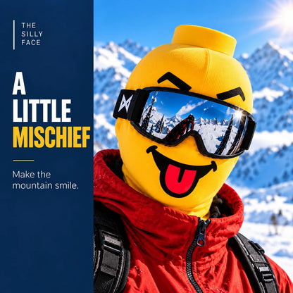 🎁Last Day 49% OFF - 🏂😎 Funny Face Ski Mask | Yellow Expression Balaclava✨